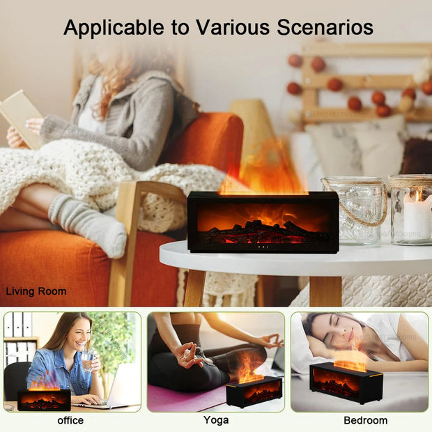 Aromatherapy Flame Machine By Dishel
